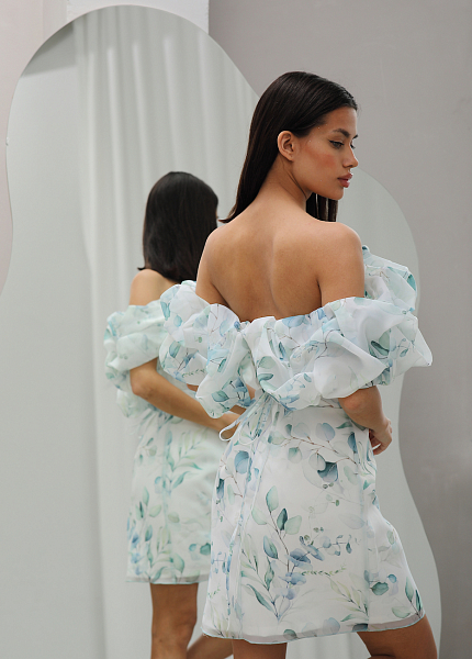 Прокат платья Цветное трансформер с длинной юбкой для фотосессии и мероприятия в Томске