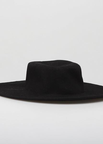 Прокат Черная фетровая шляпа для фотосессии и мероприятия в Томске